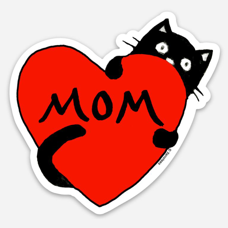 Introducing Our New Cat Mom Design on Hoodies, Cardigans and Magnets!