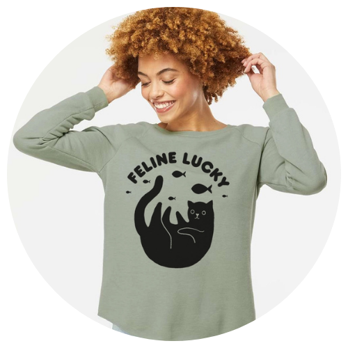 Oversized Cat Lover Tote Bag with Zipper Xenotees