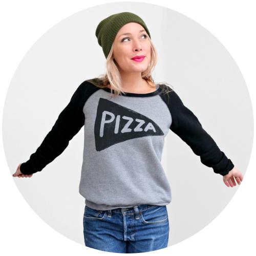 Best Womens Pizza Sweatshirt