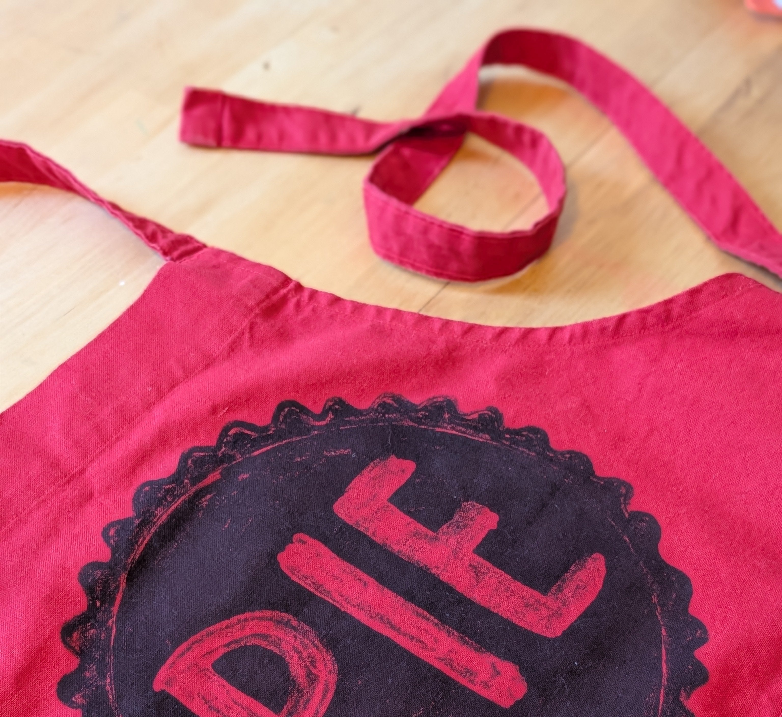 Pie Lover's Cotton Canvas Apron with Pockets Apron Xenotees