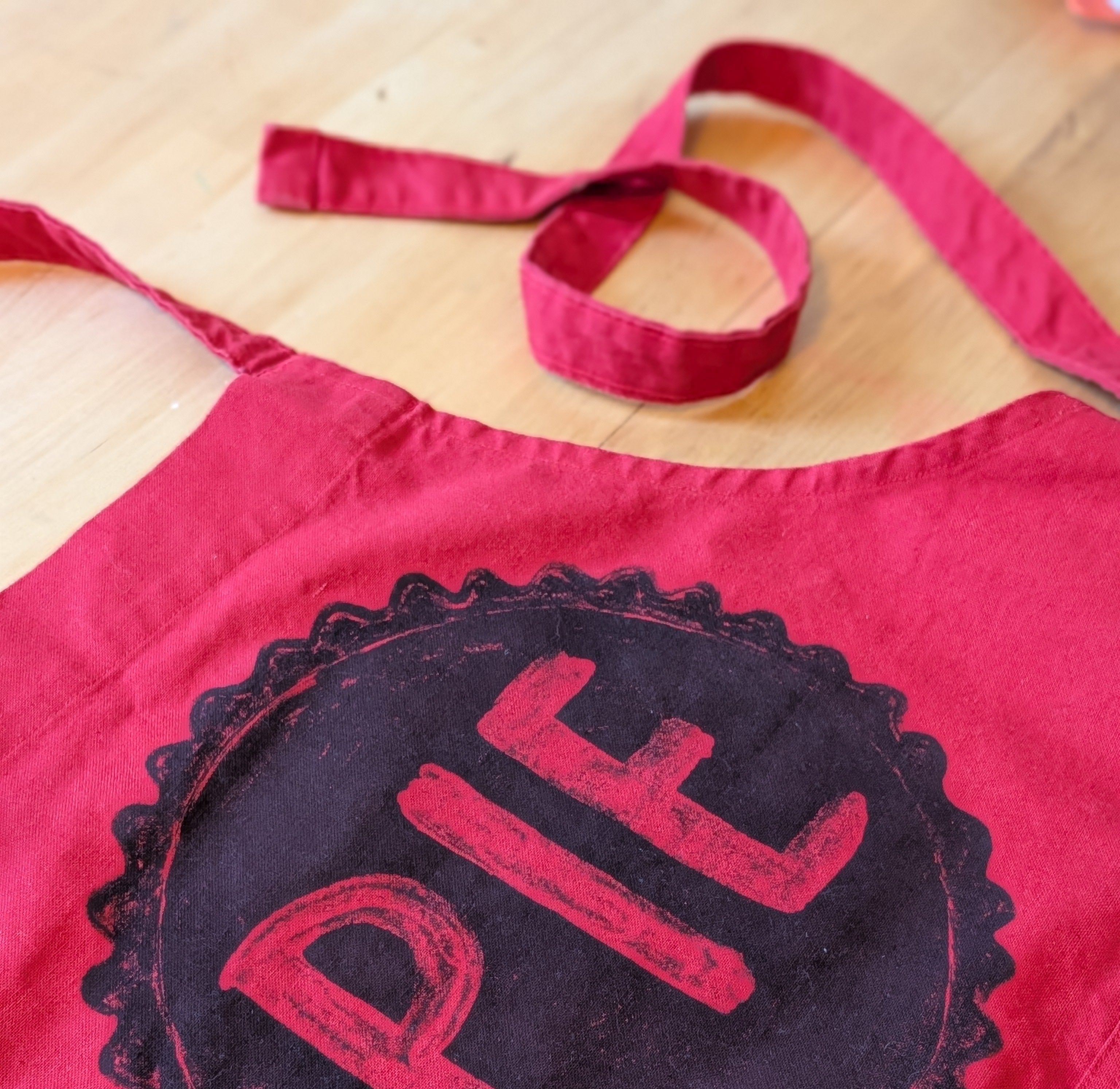 Pie Lover's Cotton Canvas Apron with Pockets Apron Xenotees