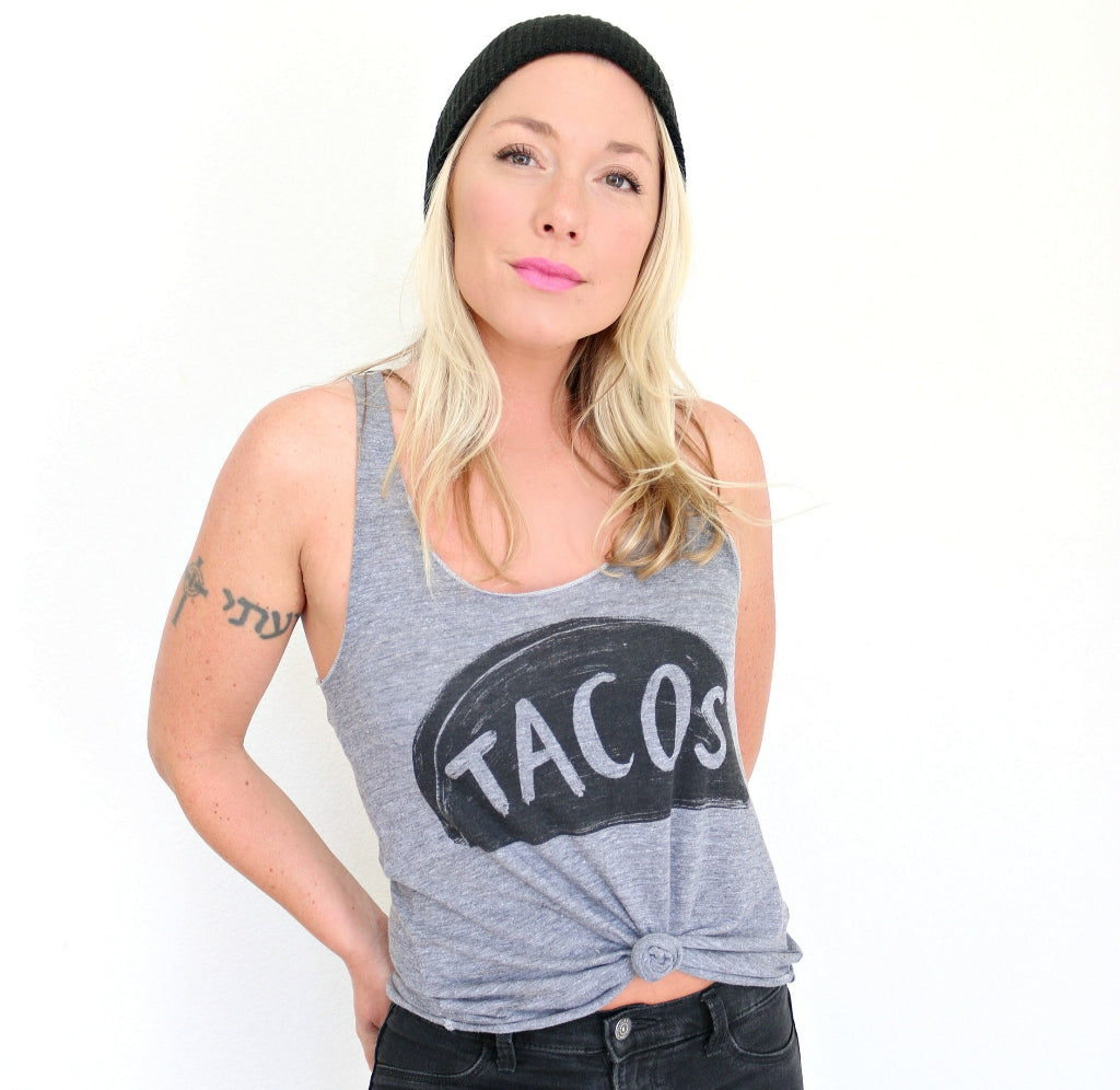 Womens Taco Tuesday Tank Top Graphic T Shirt Womens Clothing Xenotees