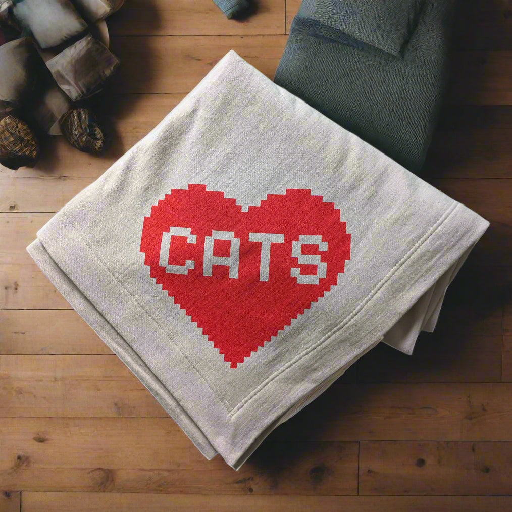 Cat Lover Throw Couch Blanket