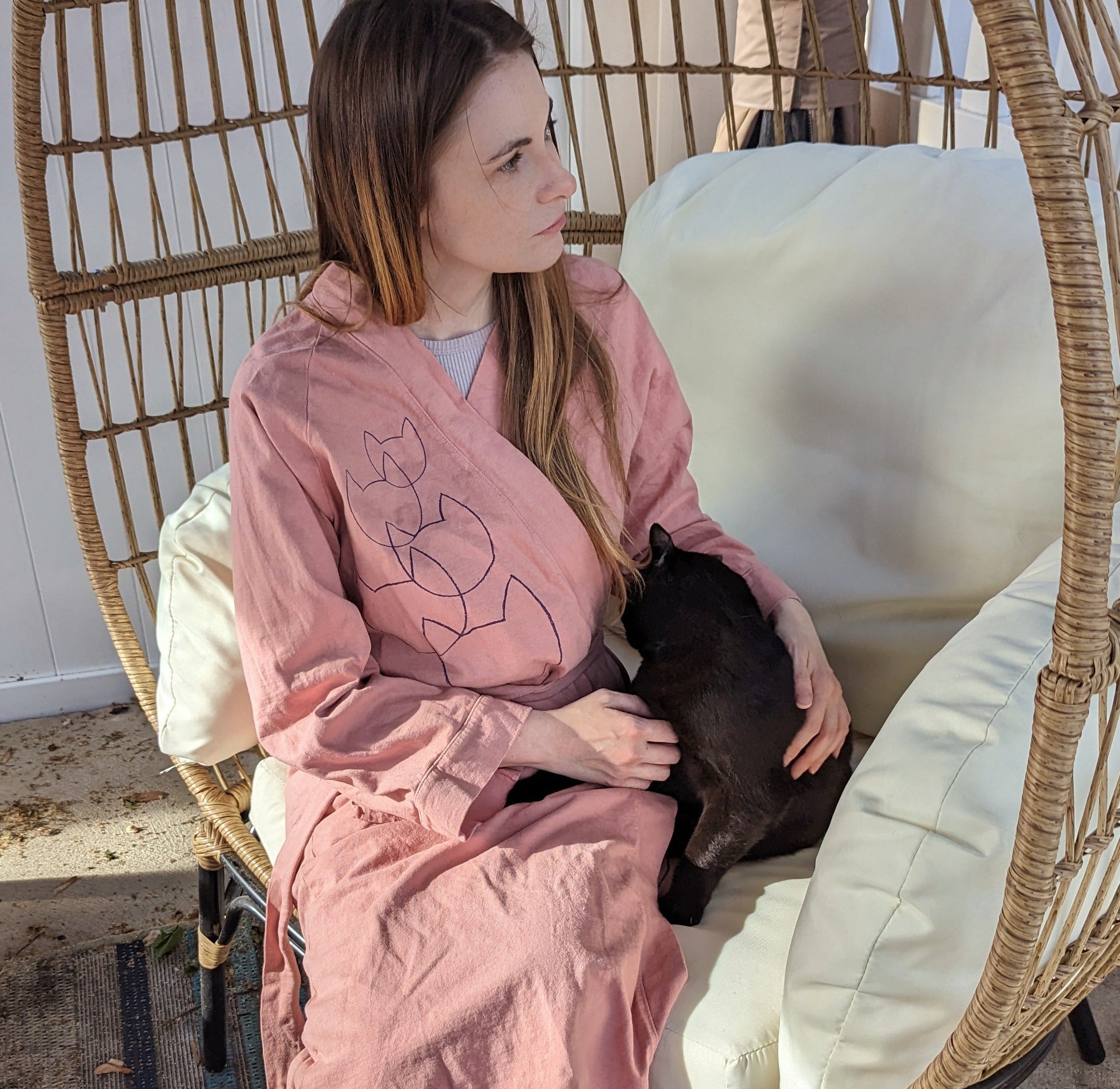 Cat Lover Robe for Women