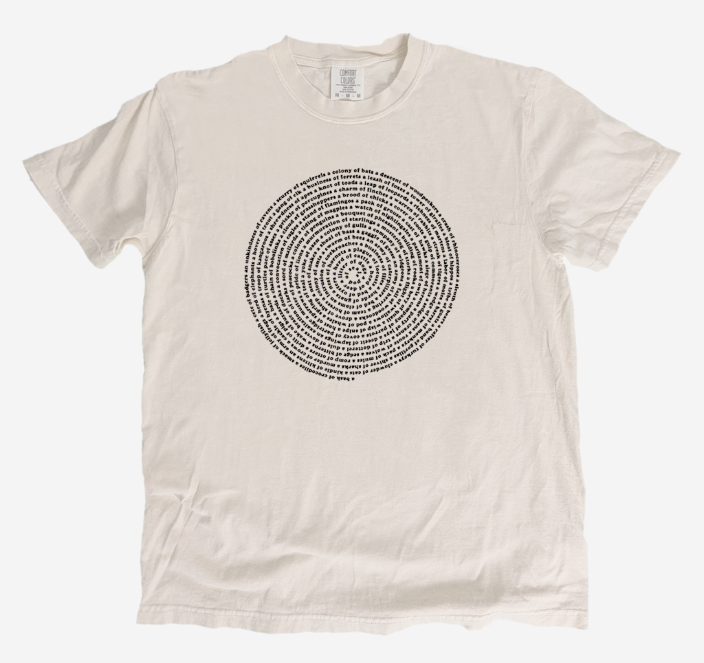 Collective Animal Nouns List Cotton T-shirt T-shirts Xenotees