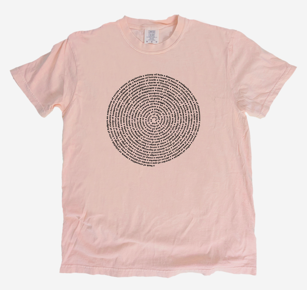 Collective Animal Nouns List Cotton T-shirt T-shirts Xenotees
