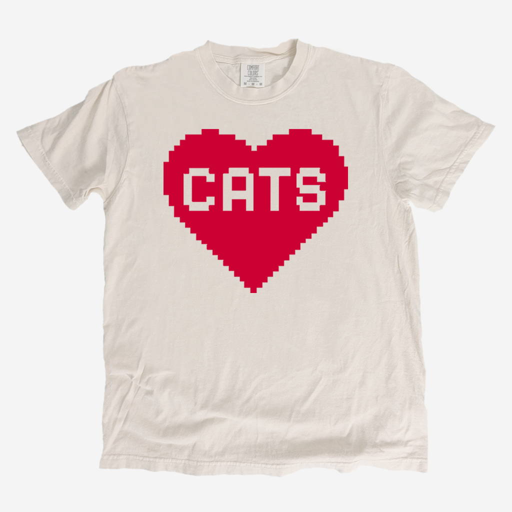 Lovecat Gaming Cat Lover Graphic T-shirt | Cute Cat Parent Activewear Tee