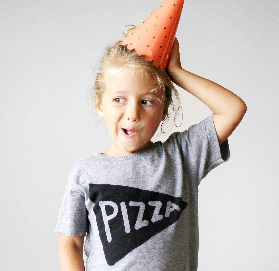 Funny Kids Pizza Graphic T-Shirt Kids Clothing Xenotees