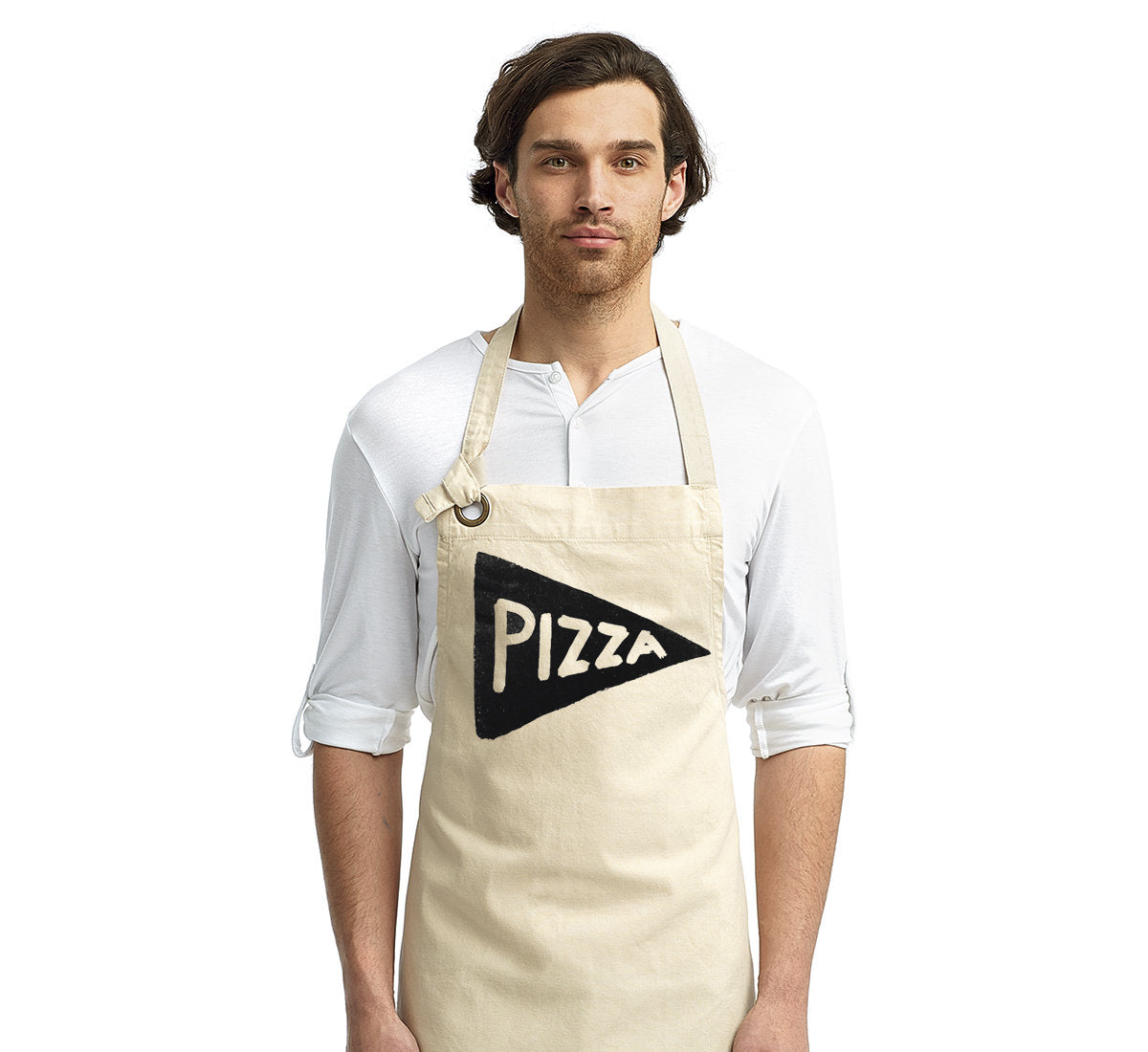 Pizza Slice Cotton Canvas Apron Apron Xenotees