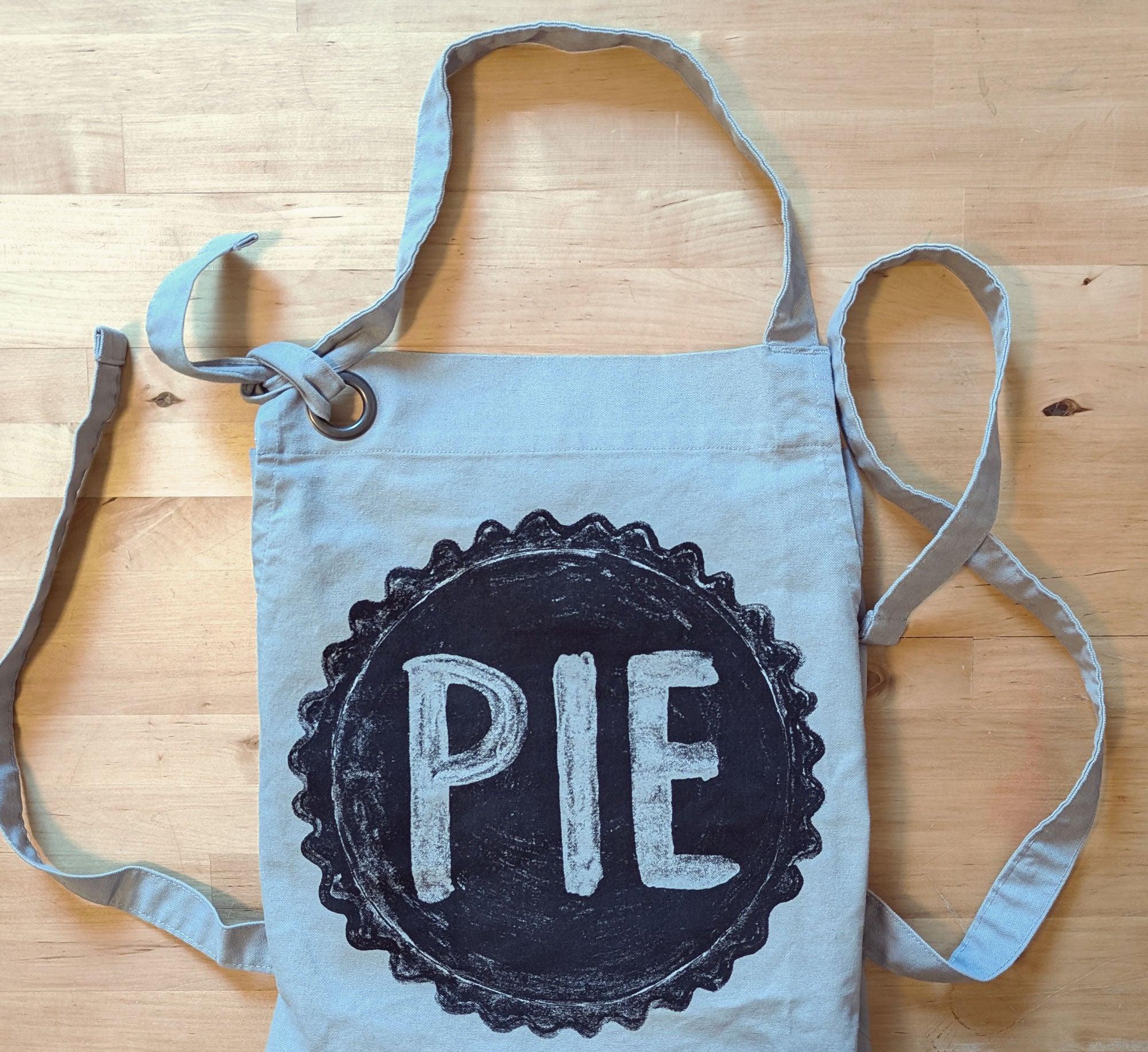 Pie Lover's Cotton Canvas Apron with Pockets Apron Xenotees