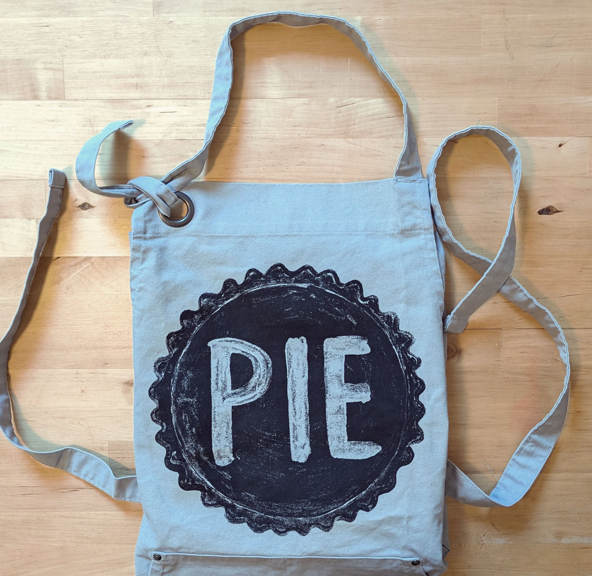 Pie Lover's Cotton Canvas Apron with Pockets Apron Xenotees