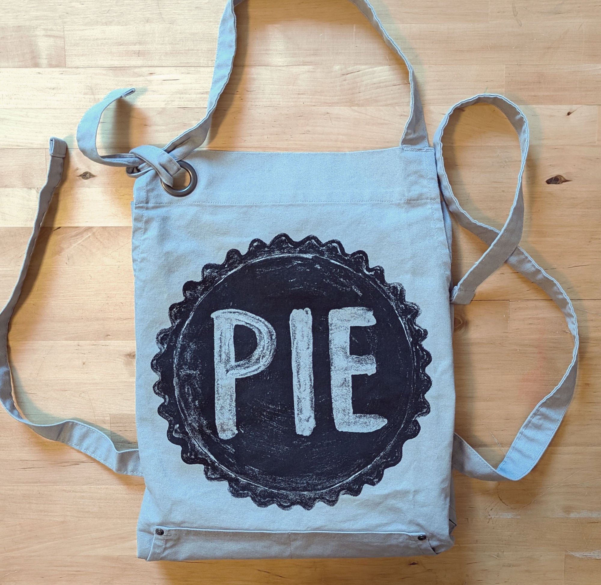 Pie Lover's Cotton Canvas Apron with Pockets Apron Xenotees