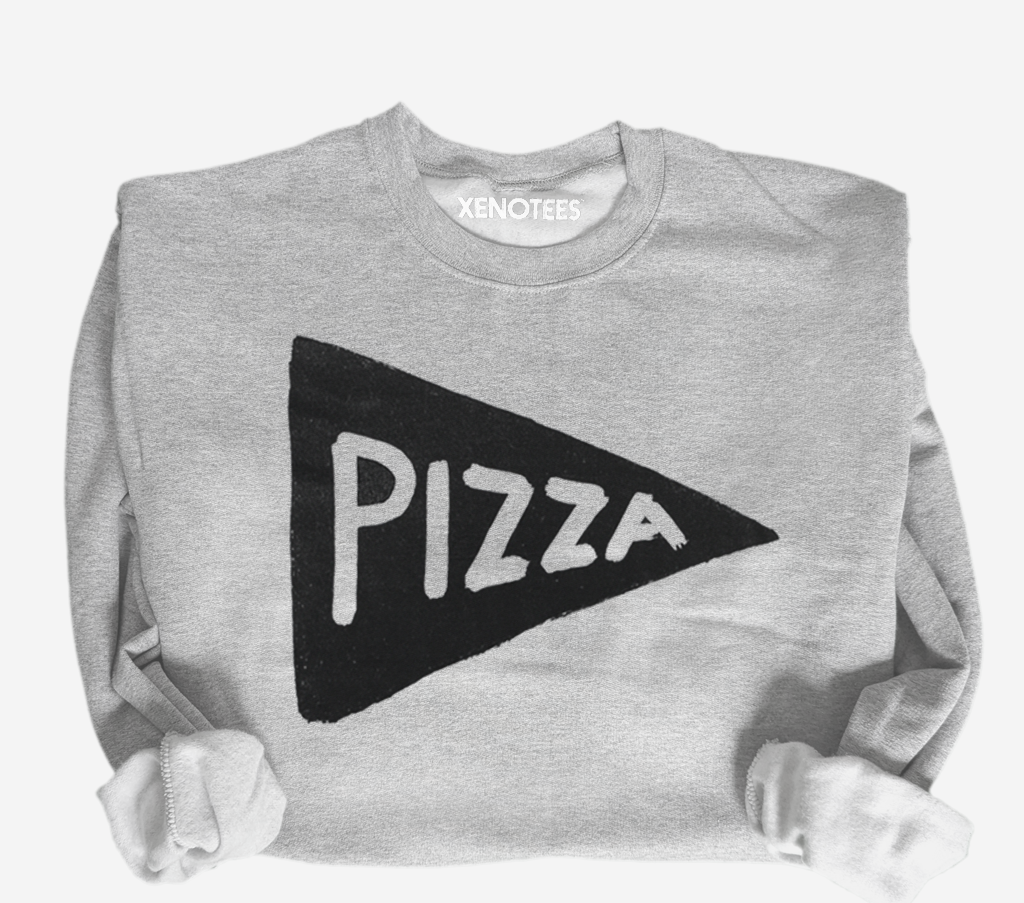 Oversized Pizza Sweatshirt Men