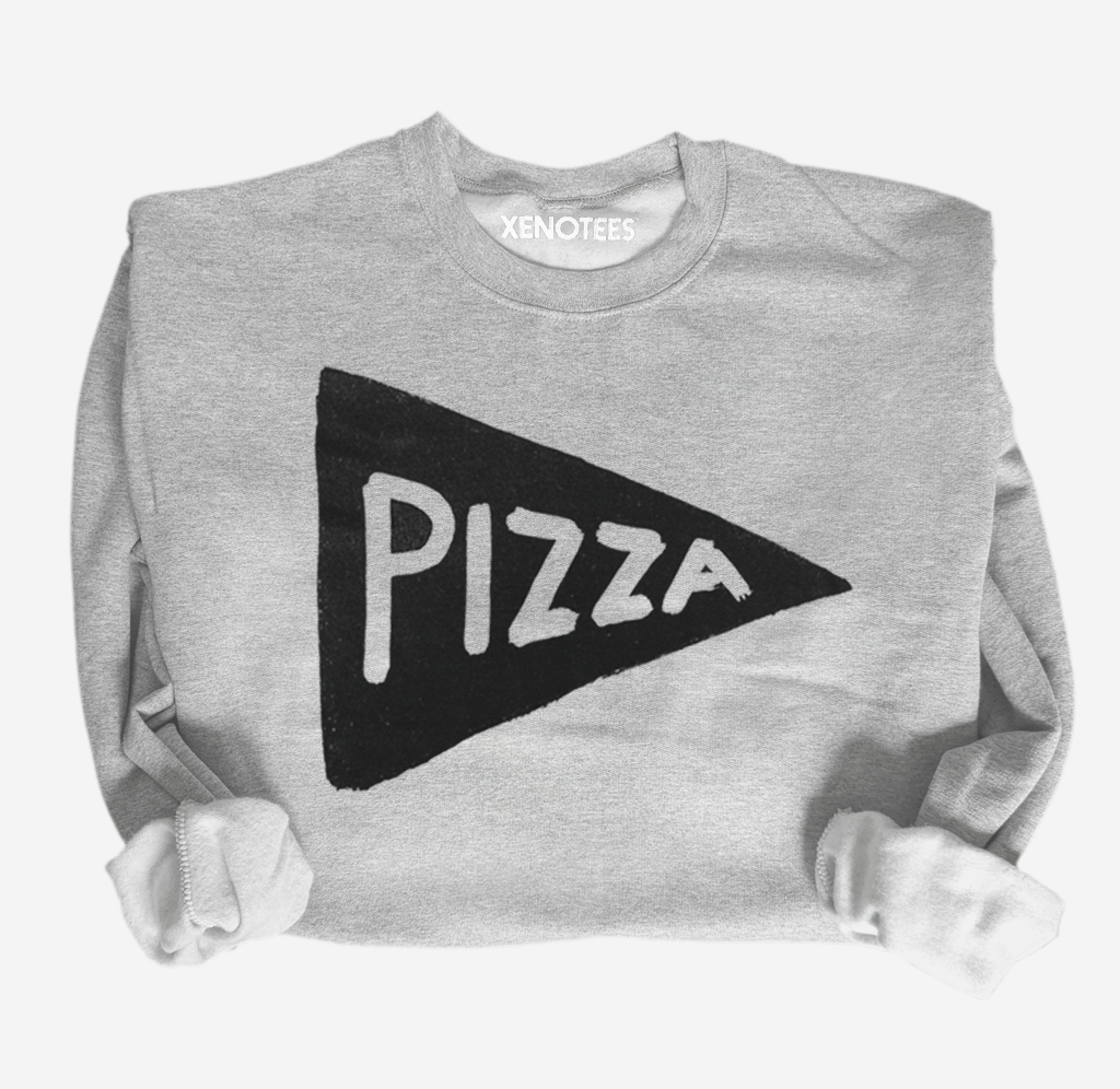 Oversized Pizza Sweatshirt Men