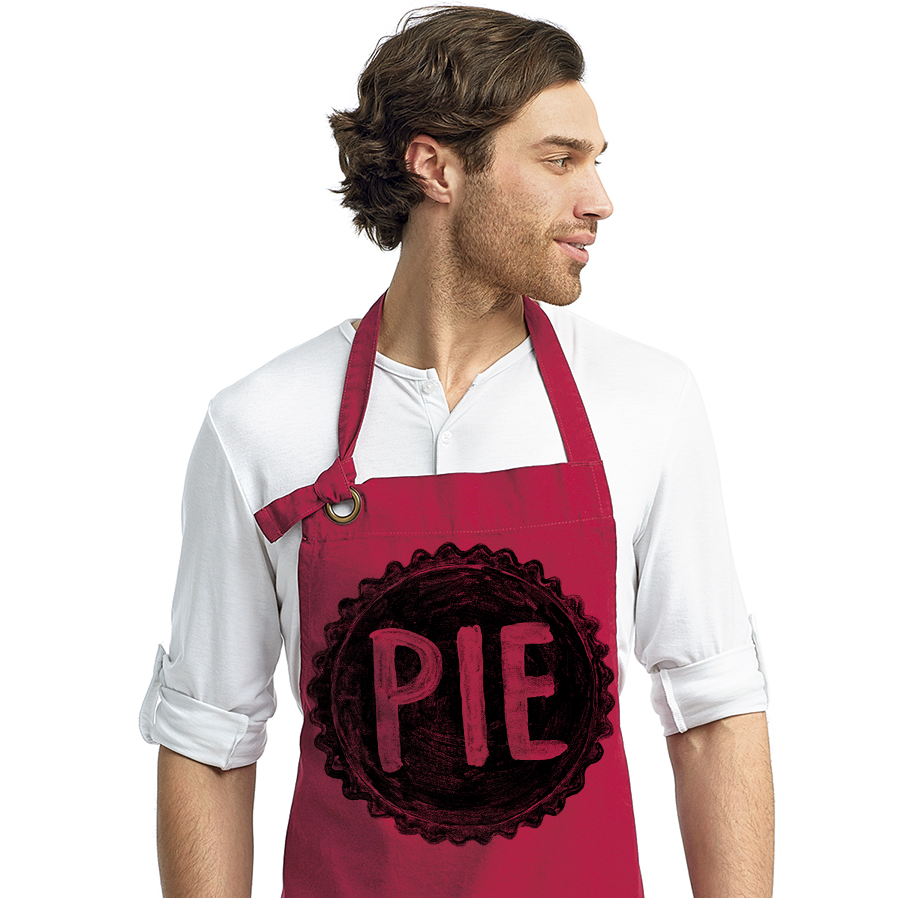 Pie Lover's Cotton Canvas Apron with Pockets Apron Xenotees