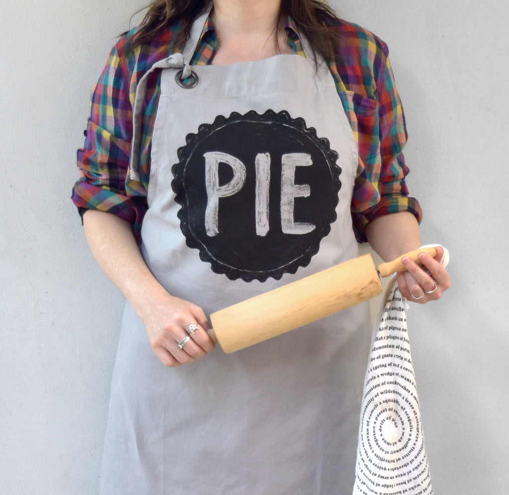 Pie Lover's Cotton Canvas Apron by Xenotees