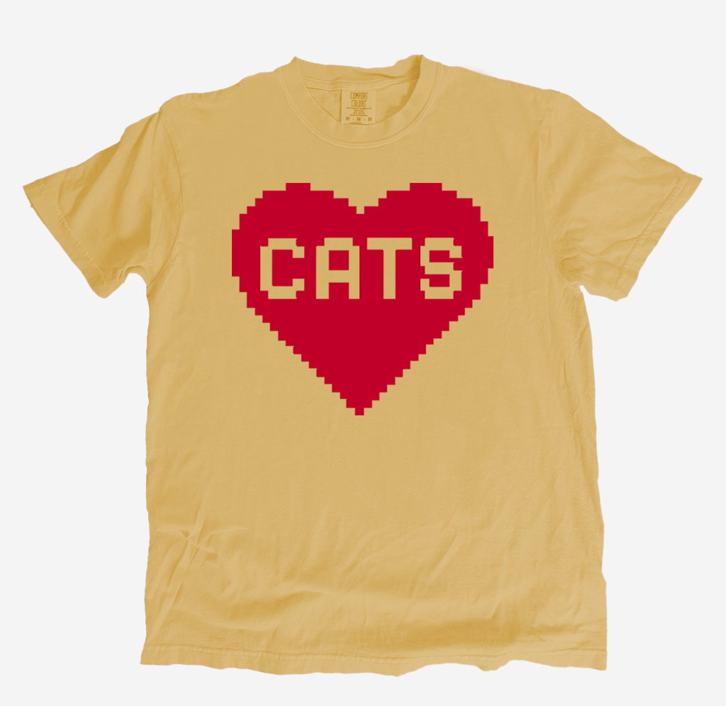 Cute Cat Parent Activewear Gaming Tee