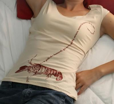 Women's Pet Lobster Print Sleeveless Shirt Womens Clothing Xenotees