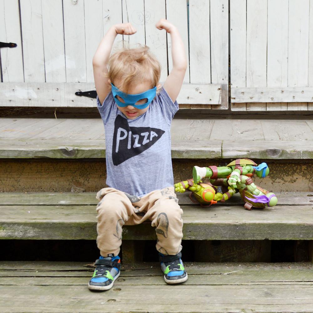 Funny Kids Pizza Graphic T Shirt Kids Clothing Xenotees