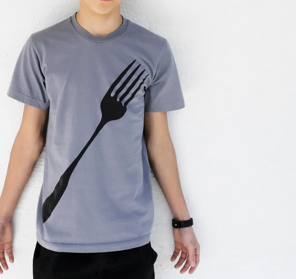 Good Luck Fork T-shirt Men Tshirts Xenotees