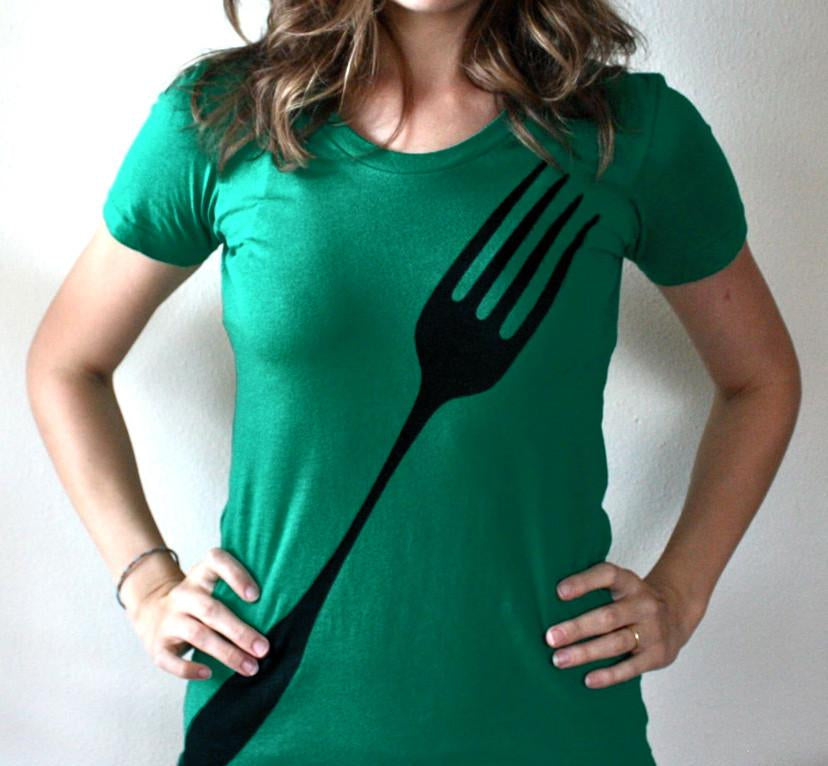 Xenotees Fork T-shirt for Women by Xenotees
