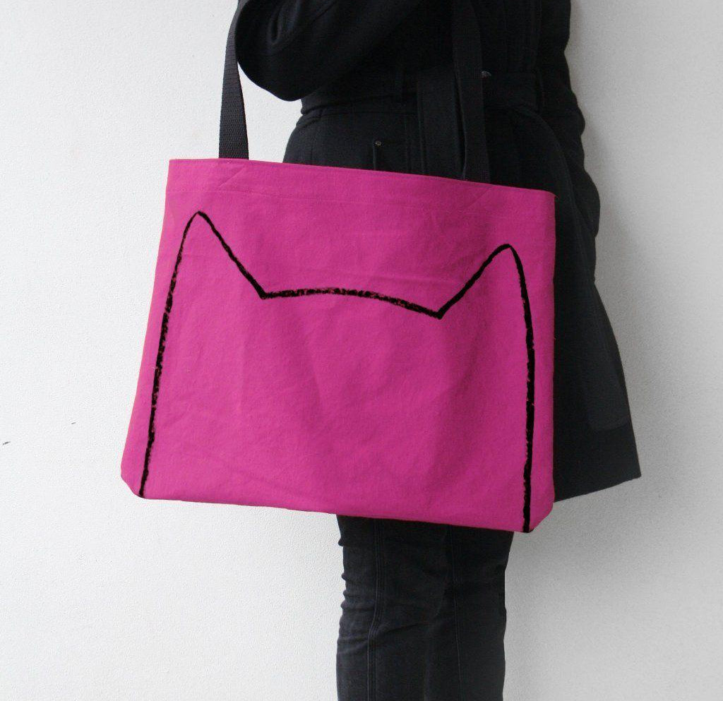 Big Cat Lovers' Canvas Market Tote Bag Tote Bag Xenotees