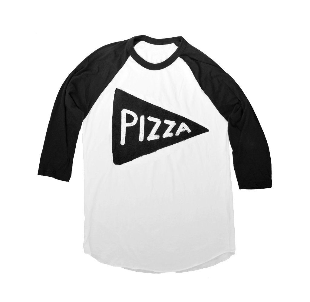 Pizza Party Baseball Jersey T Shirt by Xenotees