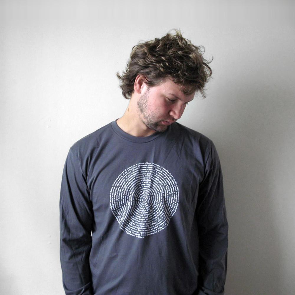 Animal Collective Nouns Mens Long-sleeve T shirt by Xenotees