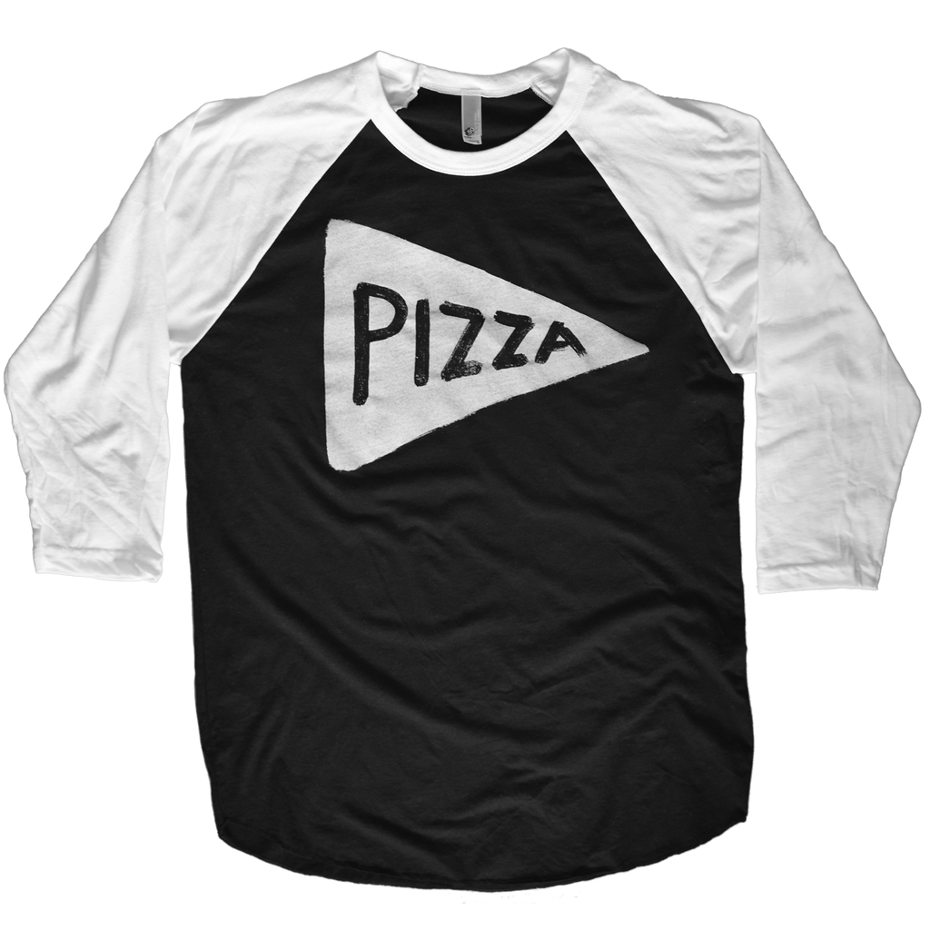 Team Pizza Baseball Jersey Shirt by Xenotees