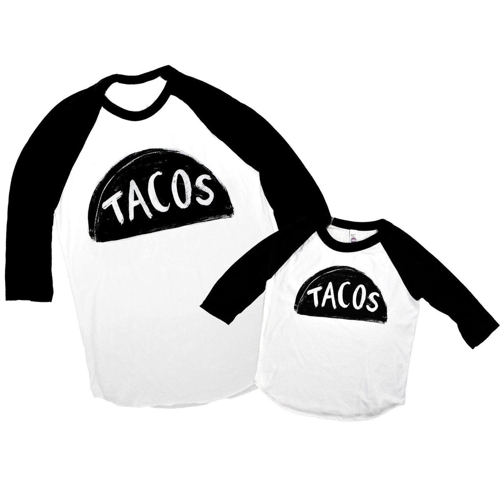 Baseball Jersey Matching Family Taco Shirts by Xenotees