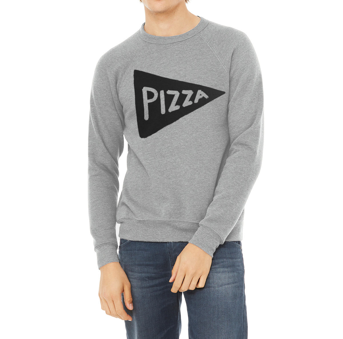 Oversized Pizza Sweatshirt Men