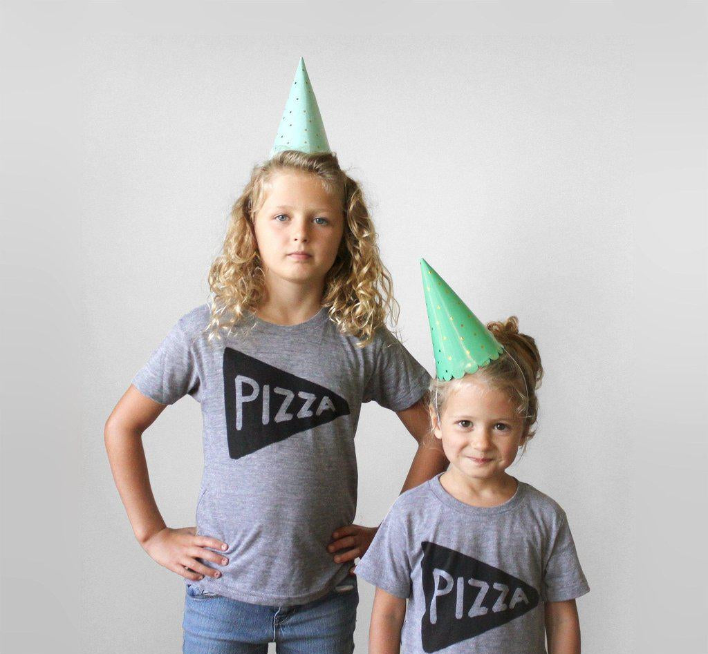 Kids Pizza T Shirt by Xenotees