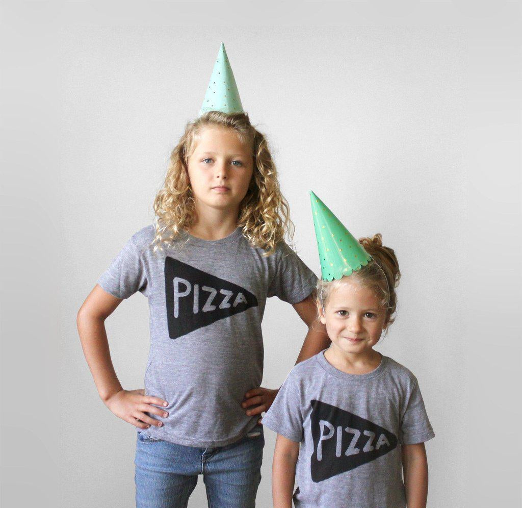 Kids Pizza T Shirt by Xenotees