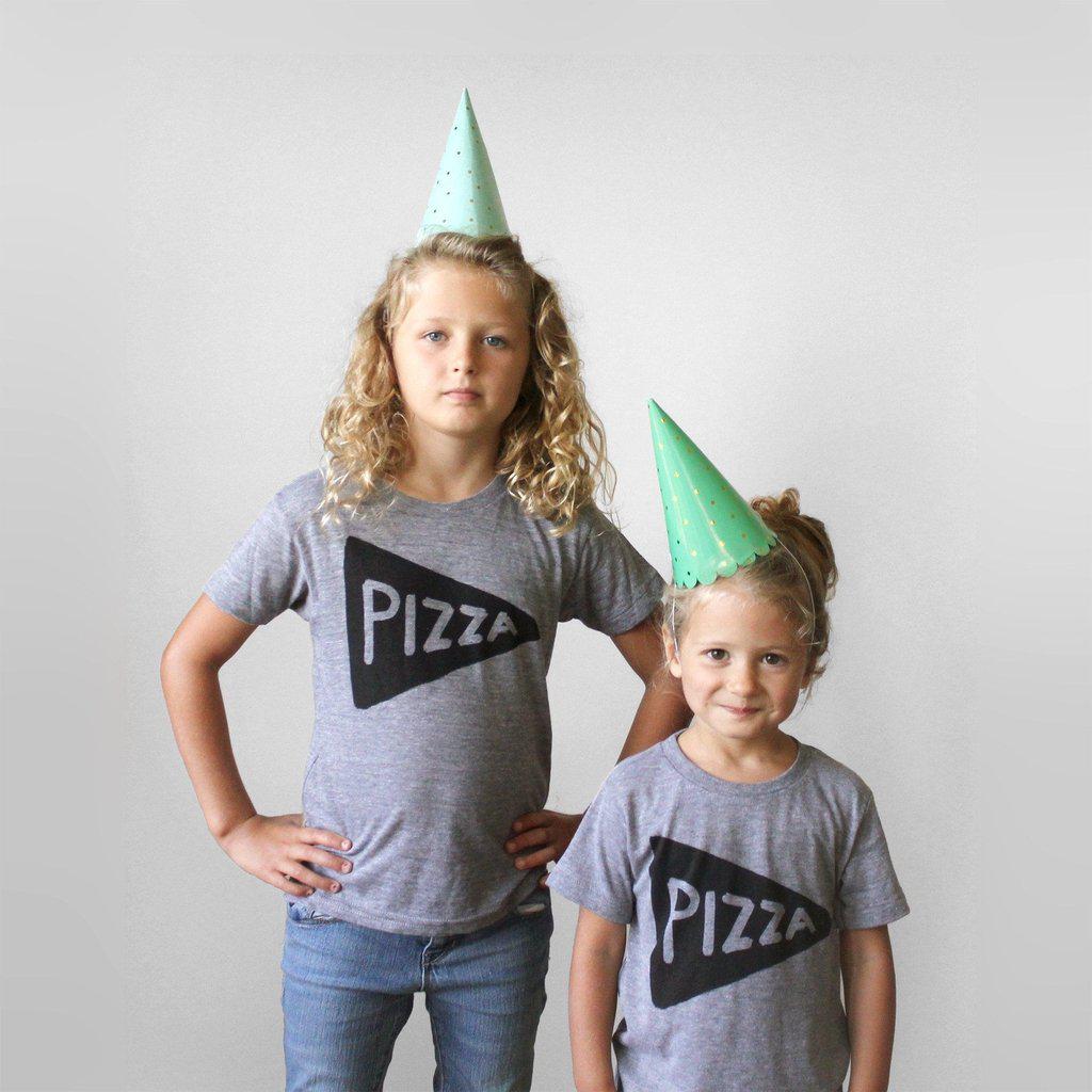 Funny Kids Pizza Graphic T Shirt Kids Clothing Xenotees