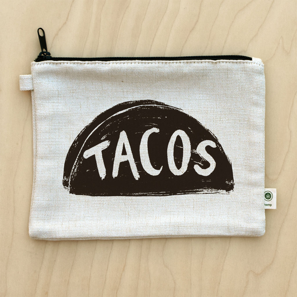 Taco Lover Canvas Pouch by Xenotees