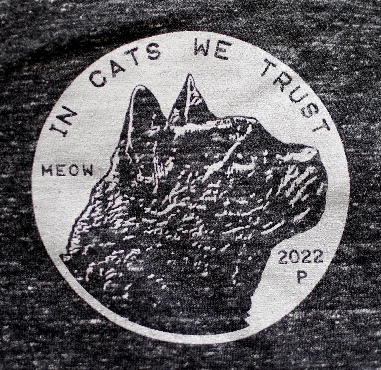 Women's Black Cat Coin V-Neck Cardigan Sweatshirts Xenotees