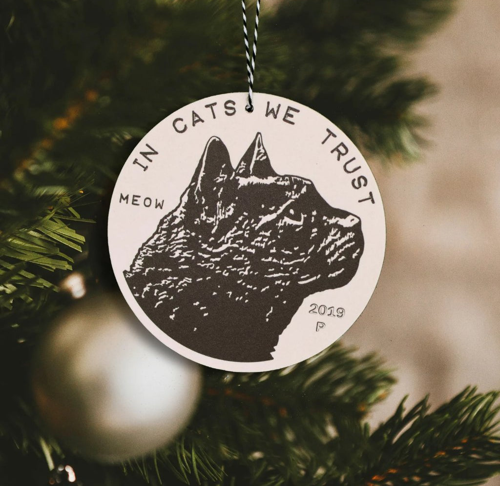 2019 Cat Coin Christmas Ornament Ornament Xenotees