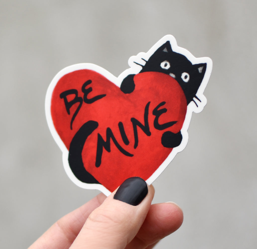 Cat Lovers' Adoption Day Heart Sticker Sticker Xenotees