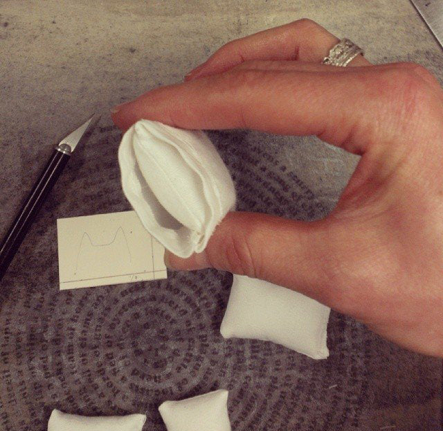 Miniature Dollhouse Cat Bed Pillows by Xenotees