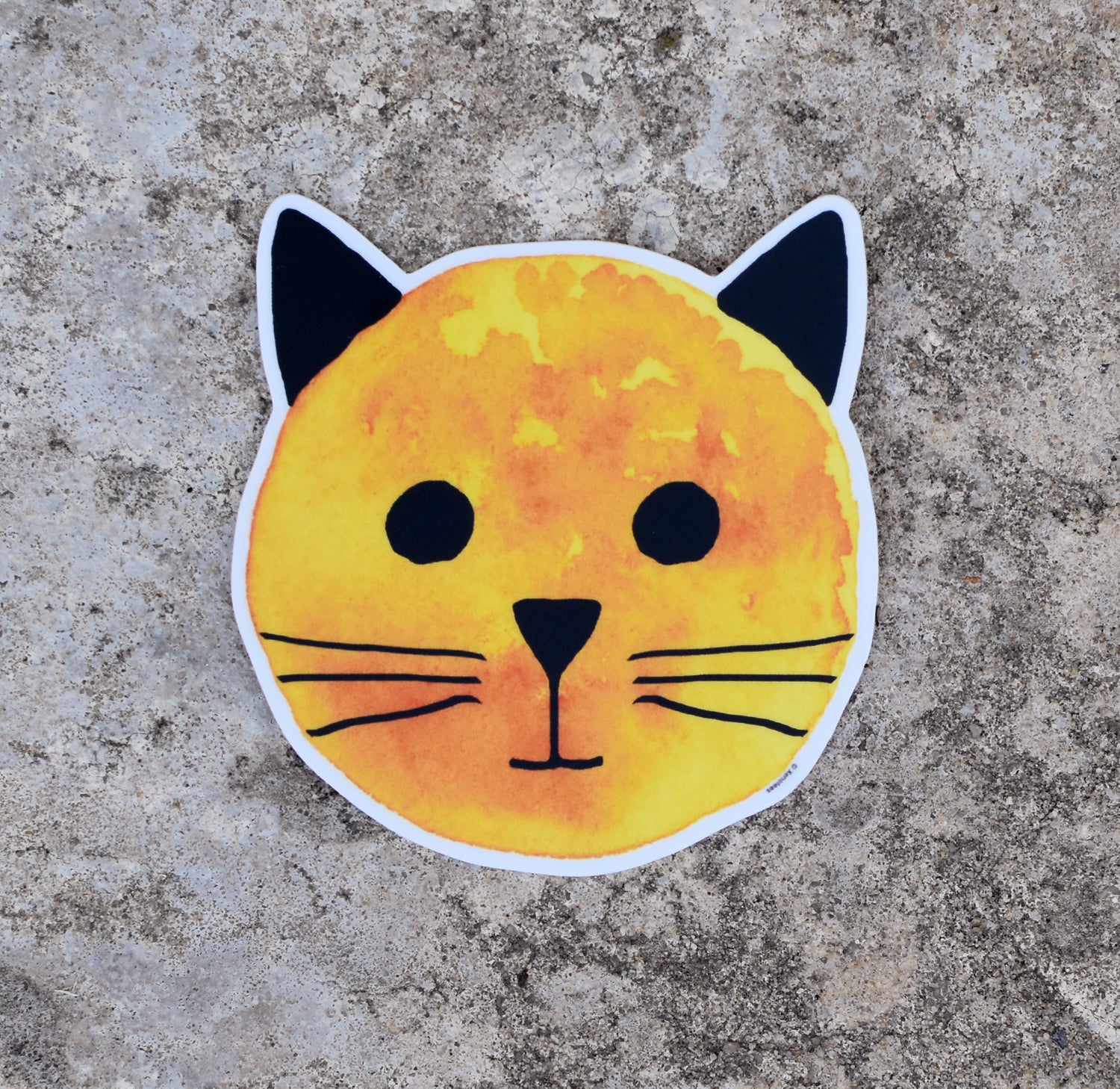 Golden Sun Cat Sticker Sticker Xenotees