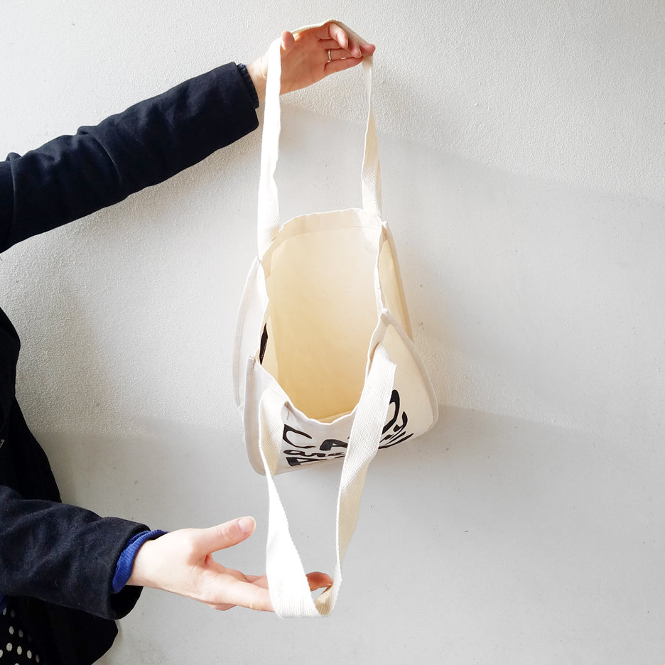 Organic Cats Are My Bag Canvas Market Tote - Natural Tote Bag Xenotees