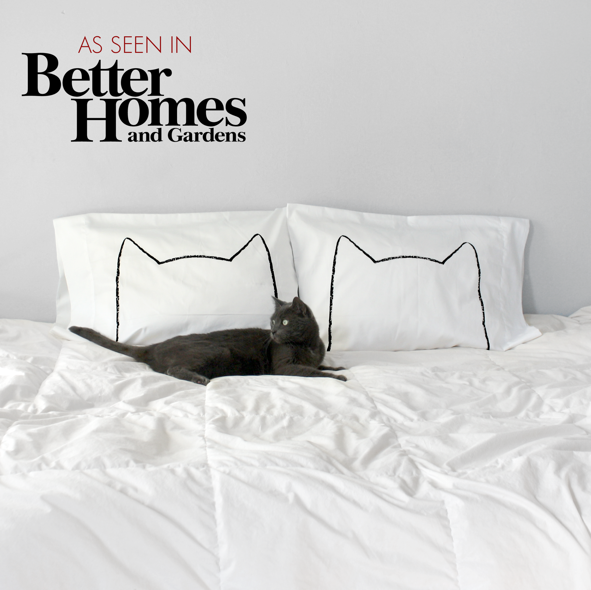 Cat Nap Pillowcases - Set of 2 - Limited Edition Blue Print Pillowcases Xenotees