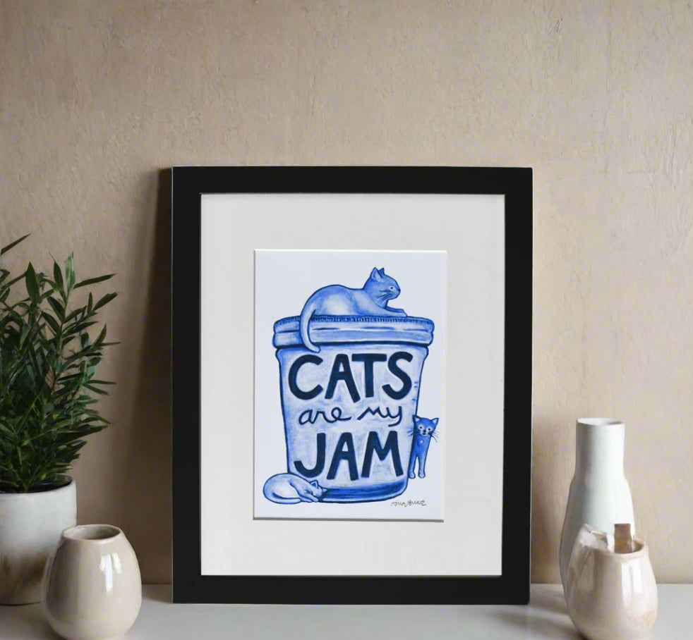 Jam Maker Cat Wall Art