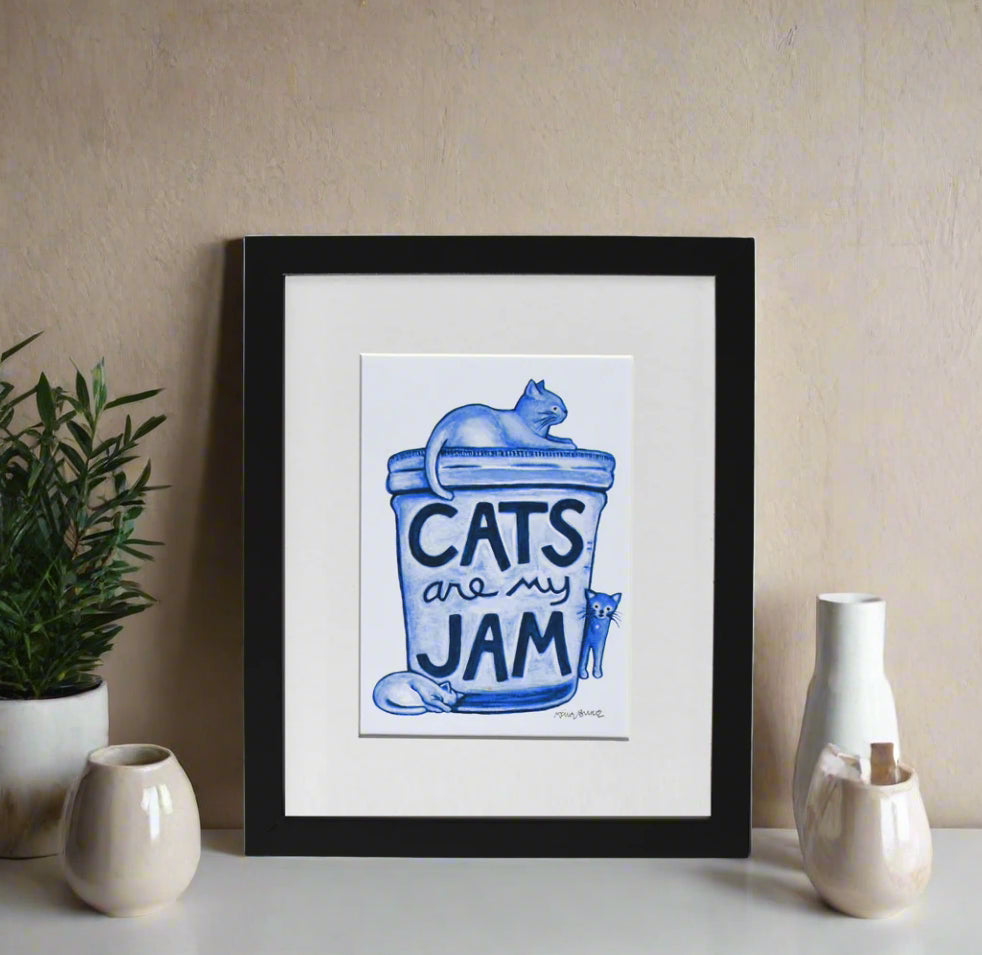 Jam Maker Cat Wall Art