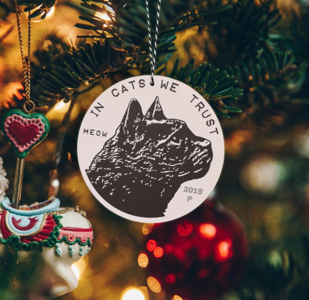2019 Cat Coin Christmas Ornament Ornament Xenotees