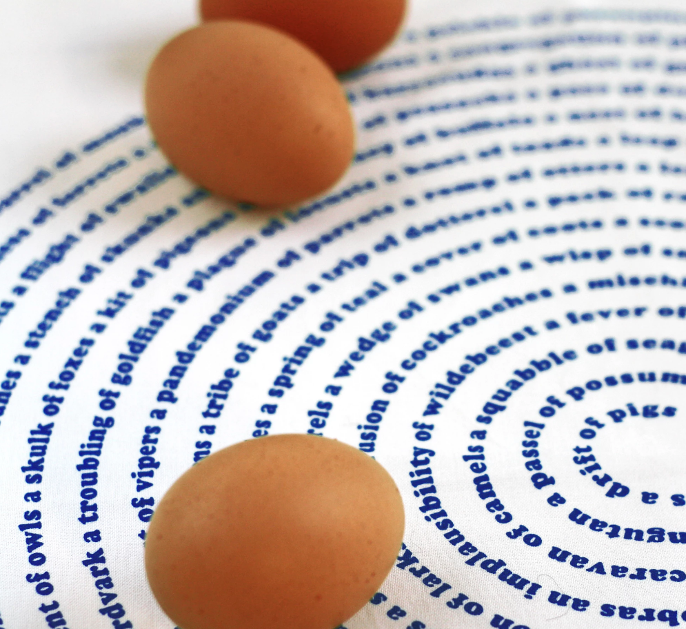 Animal Collective Nouns Kitchen Tea Towel Tea Towels Xenotees