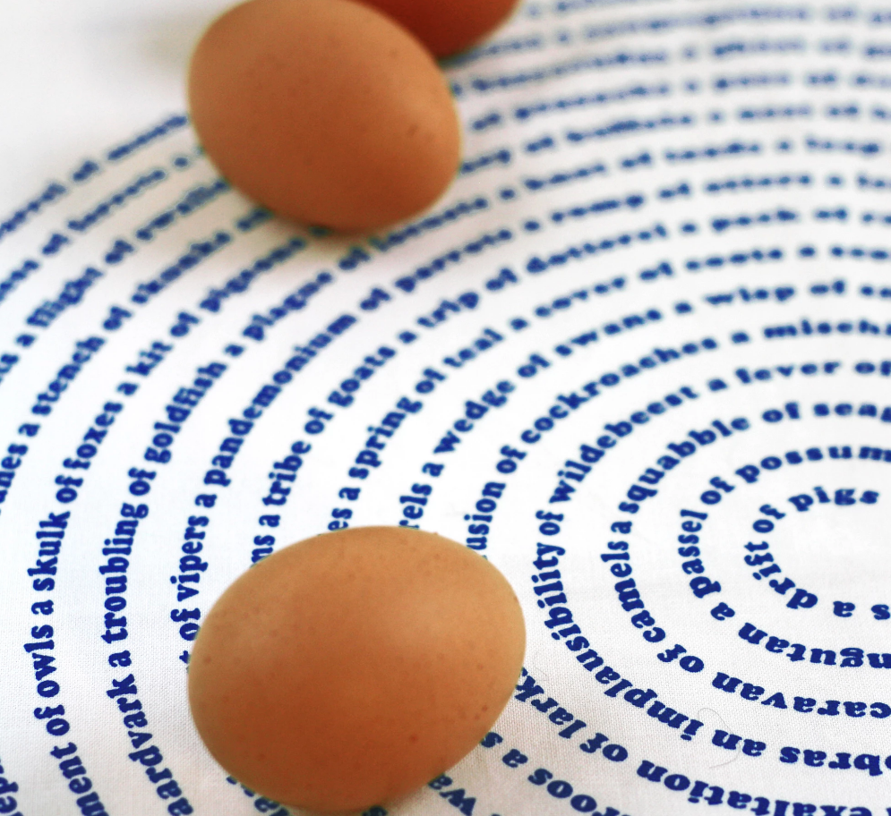 Animal Collective Nouns Kitchen Tea Towel Tea Towels Xenotees