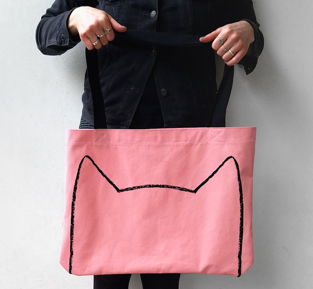 Big Cat Tote Bag by Xenotees