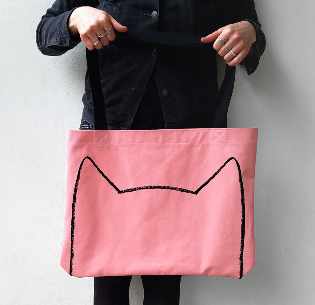 Big Cat Tote Bag by Xenotees