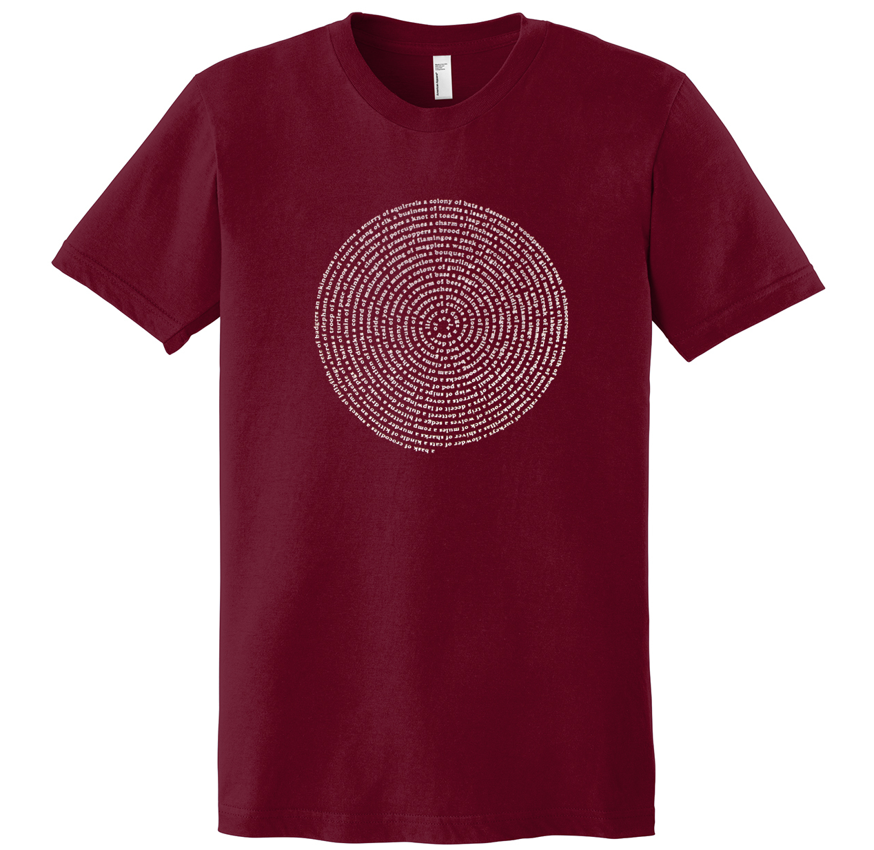 Animal Collective Nouns Mens Cotton T-shirt Men Tshirts Xenotees